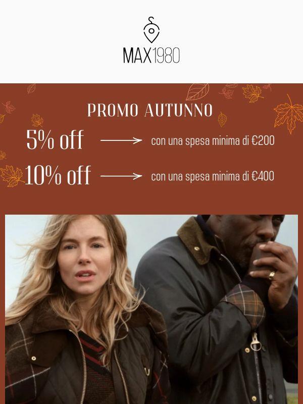 La promo autunno è ancora attiva