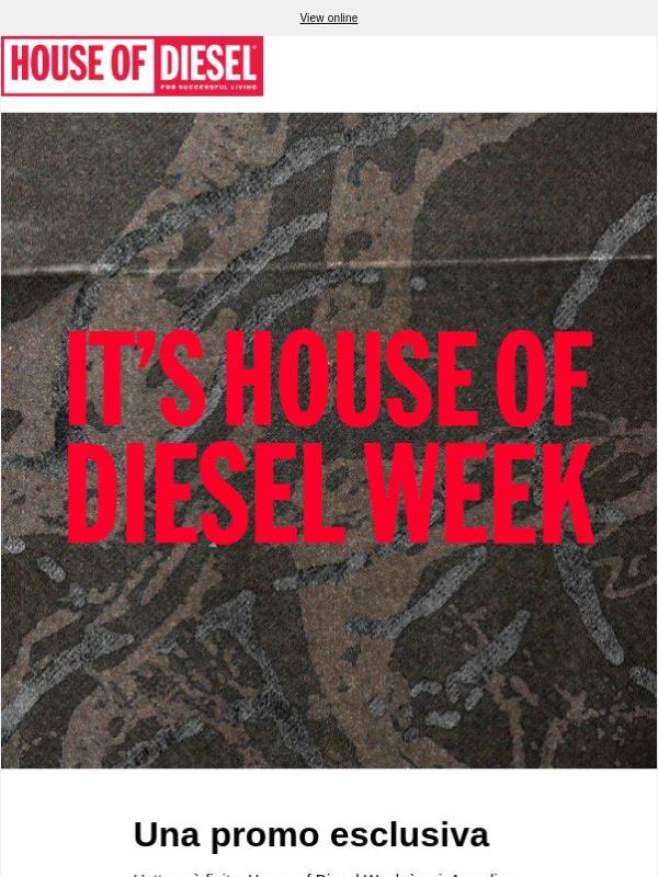 30% di sconto | Inizia la House of Diesel Week