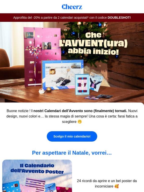 I Calendari dell'Avvento sono arrivati!