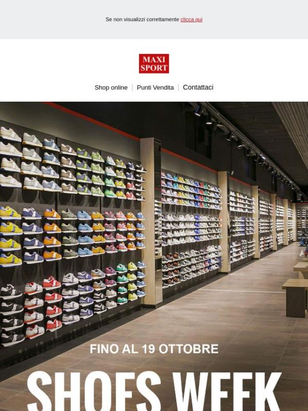👟Torna la Shoes Week: fino al 19 ottobre!