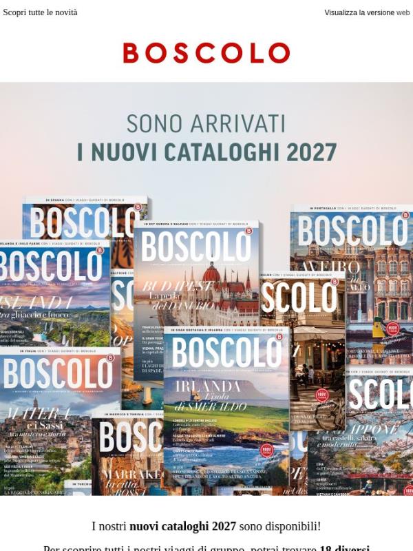 Nuovi Cataloghi 2027: ordinali subito a casa tua