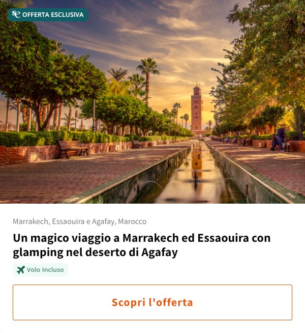 Un magico viaggio a Marrakech ed Essaouira con glamping nel deserto di Agafay