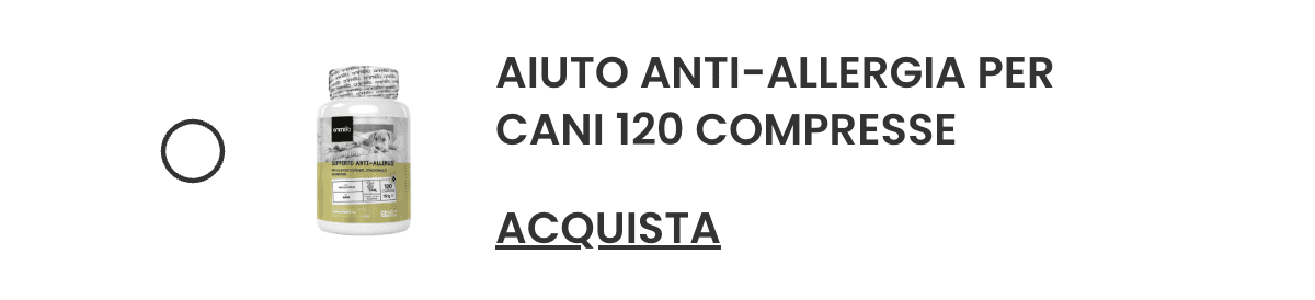 AIUTO ANTI-ALLERGIA PER CANI 120 COMPRESSE · ACQUISTA