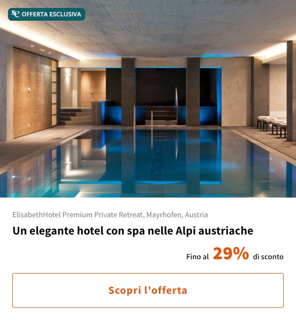 Un elegante hotel con spa nelle Alpi austriache