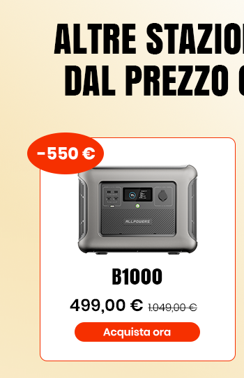 B1000 Batteria di espansione 1152Wh