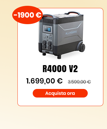 R4000 V2 Power Station Portatile 4000W 2880Wh