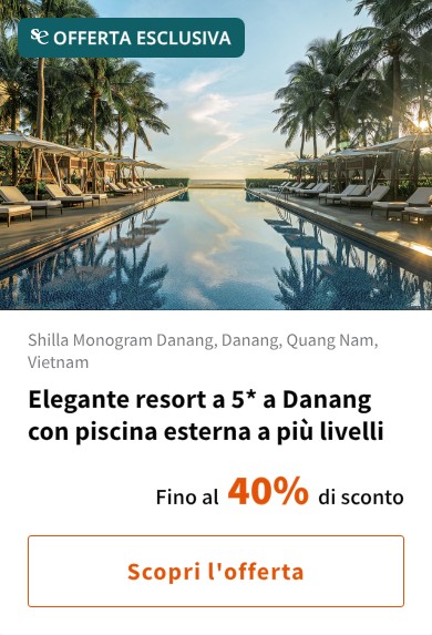 Elegante resort a 5* a Danang con piscina esterna a più livelli