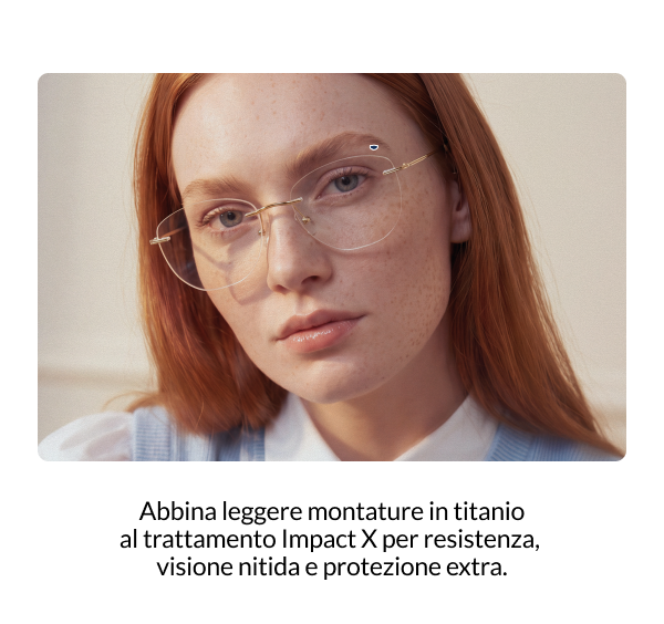 Montature leggere in titanio