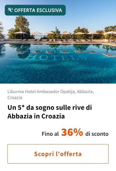 Un 5* da sogno sulle rive di Abbazia in Croazia