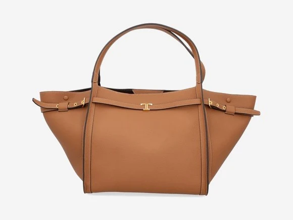 Tod's Tim Shopping Media Borse a Mano Marrone