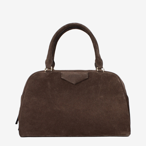 Givenchy Handbags Women Suede Brown/Ebony