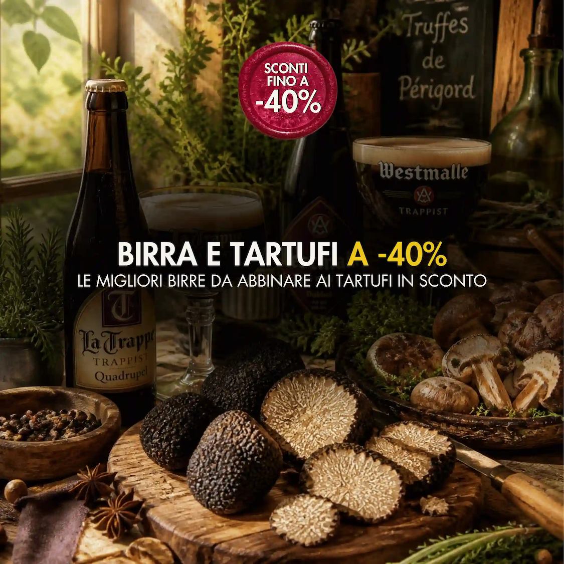Birra e tartufi -40%