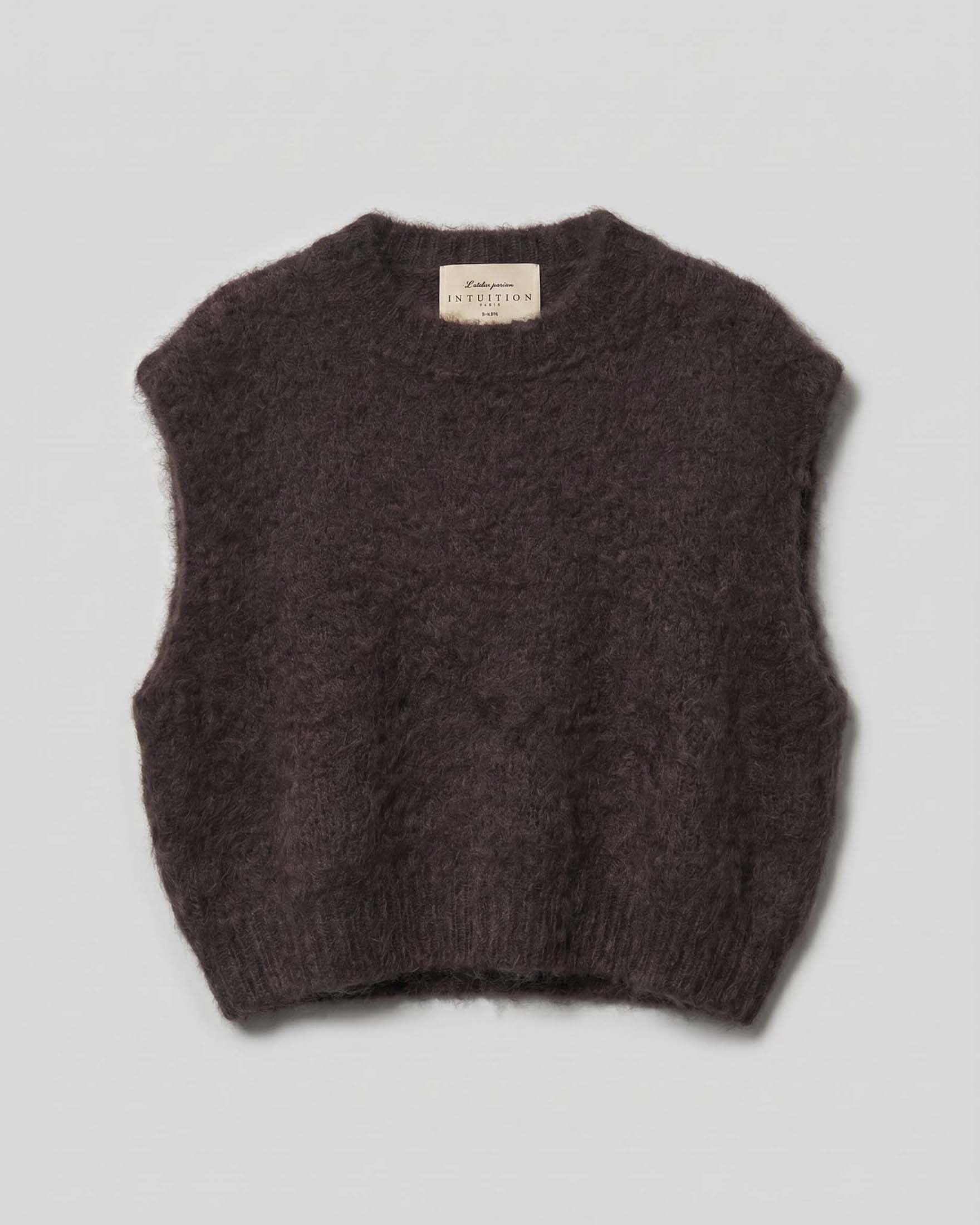 Gilet cropped Intuition Paris