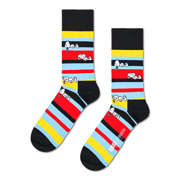 Peanuts Snoopy Stripe Sock
