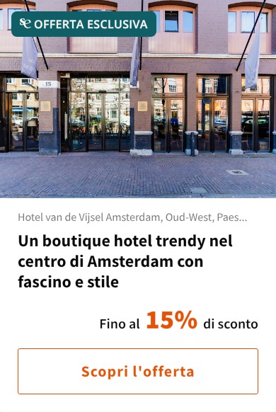 Un boutique hotel trendy nel centro di Amsterdam con fascino e stile