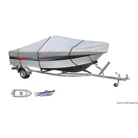 Telo copribarca 530/560 cm. con console di guida centrale - Oceansouth