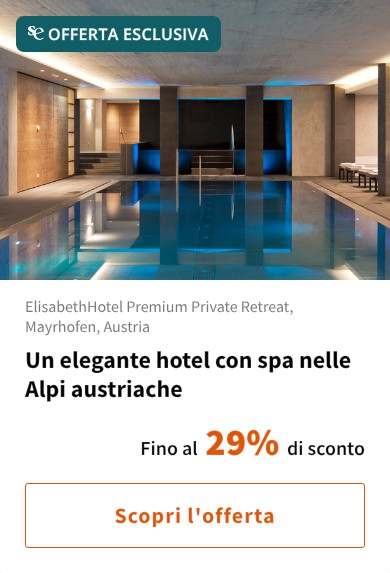 Un elegante hotel con spa nelle Alpi austriache
