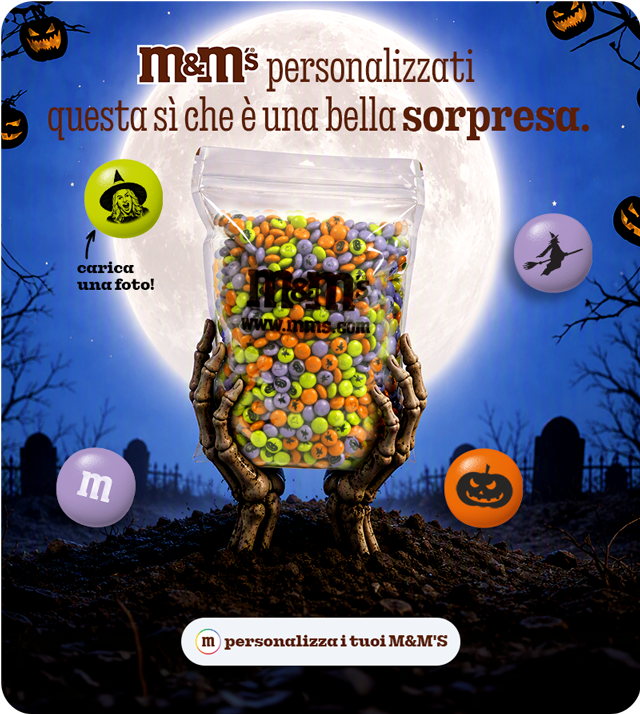 PERSONALIZZA I TUOI M&M'S