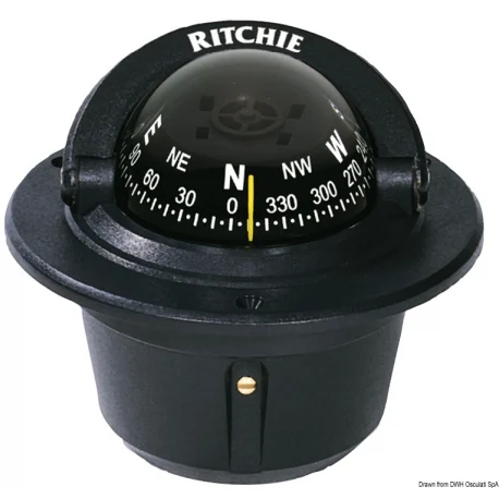 Bussole Explorer 2'' 3/4 (70 mm) con compensatori e luce - Ritchie navigation