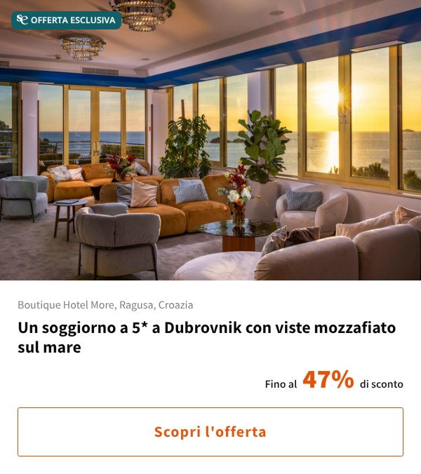 Un soggiorno a 5* a Dubrovnik con viste mozzafiato sul mare