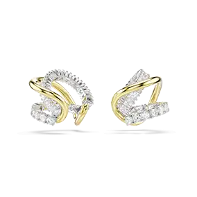 Ear cuff Hyperbola, Taglio misto, Bianchi, Finitura in mix di metalli