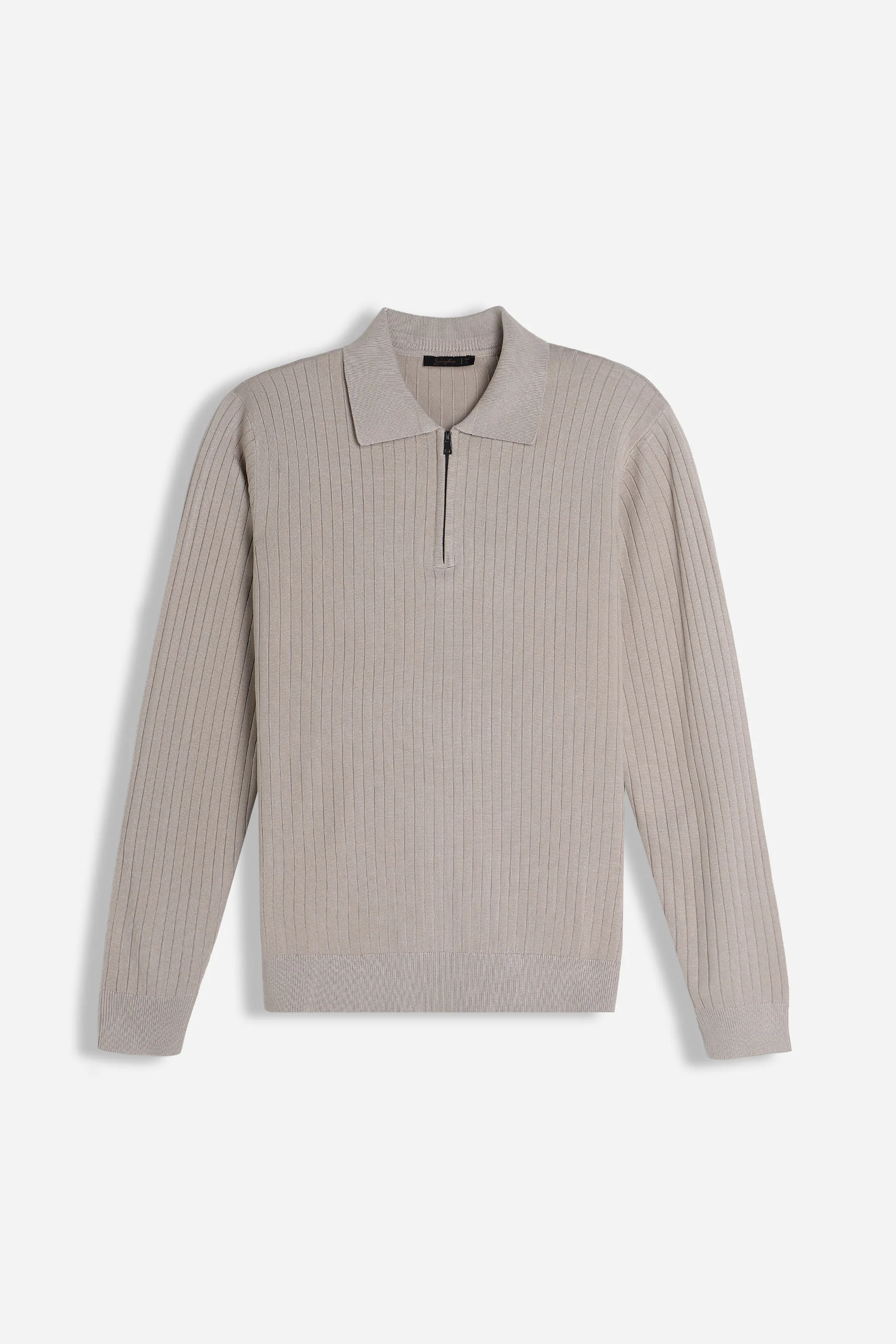 Image of MAGLIA A COSTINA COLLO POLO