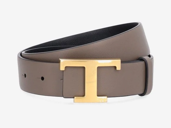 Tod's T Timeless Cinture Grigio