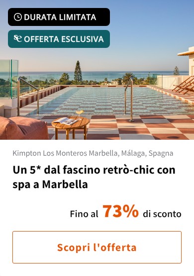 Un 5* dal fascino retrò-chic con spa a Marbella