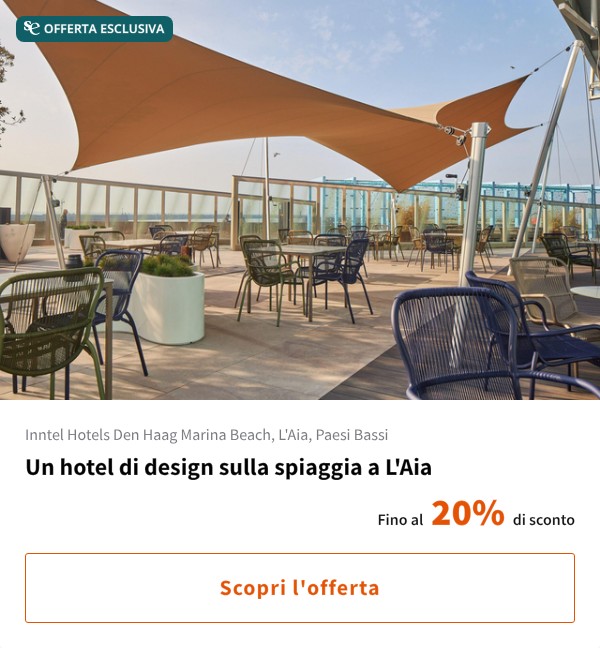 Un hotel di design sulla spiaggia a L'Aia