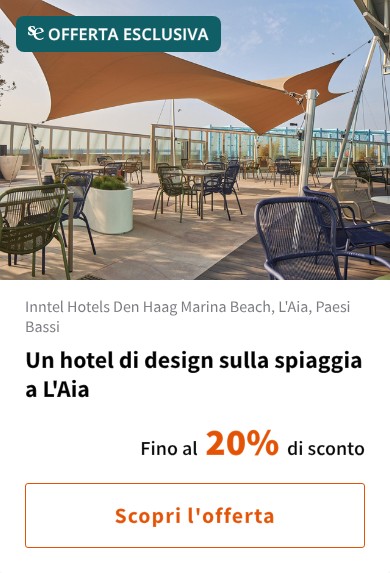 Un hotel di design sulla spiaggia a L'Aia