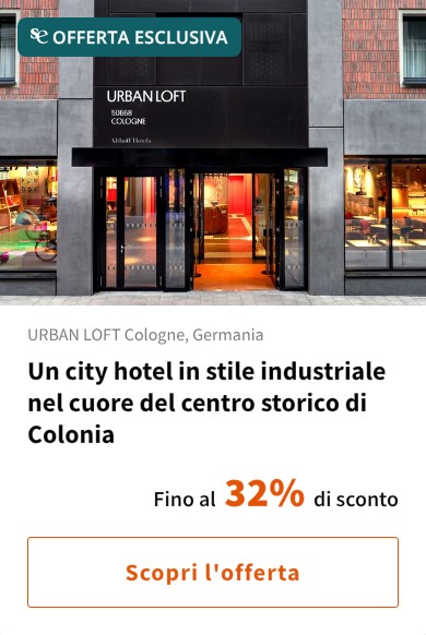 Un city hotel in stile industriale nel cuore del centro storico di Colonia