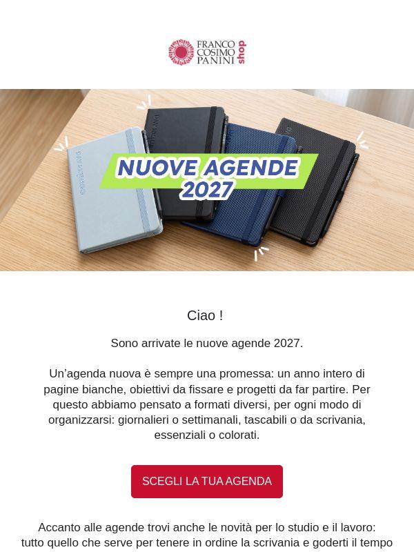Nuove agende 2027: scegli la tua