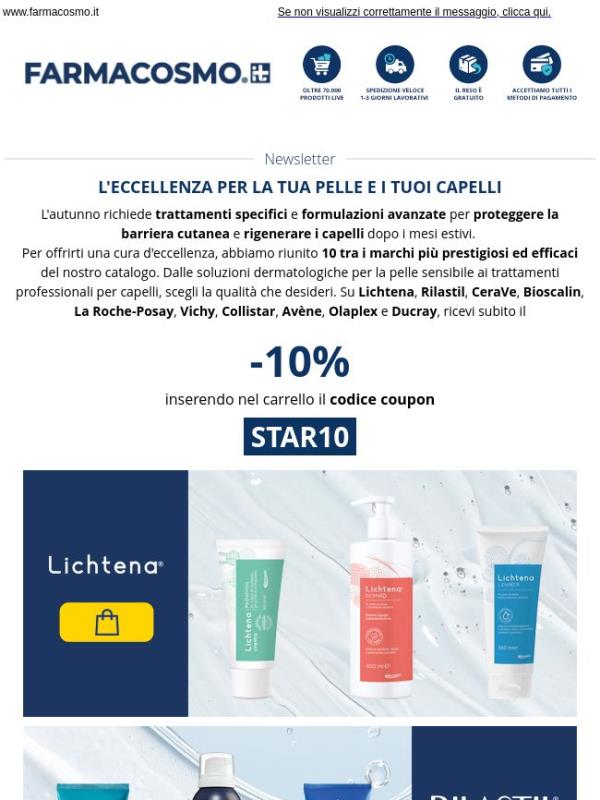 ✨ -10% sui Top Brand della dermocosmesi!