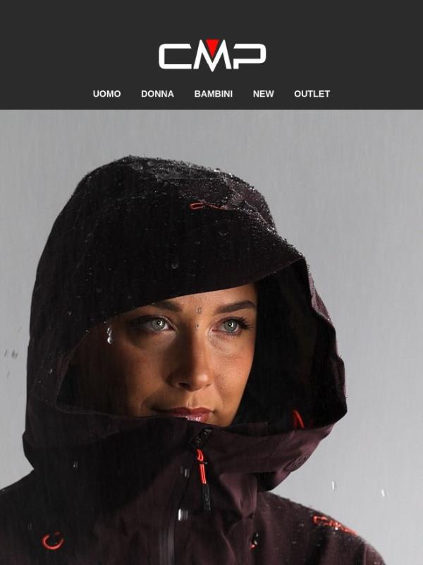🌧️ Pioggia in vista? Proteggiti con la collezione Rainwear CMP
