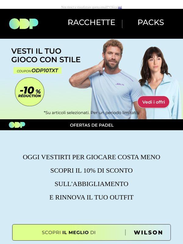 👀 Questo 10% di sconto ti sta proprio bene