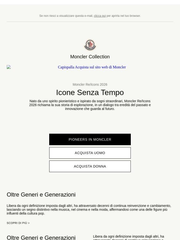 Moncler Re/Icons 2026: Icone Senza Tempo