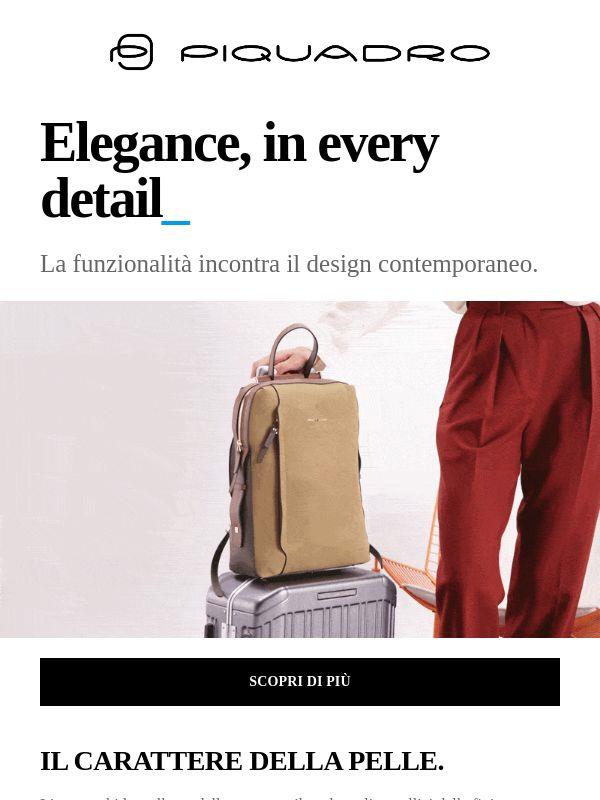 Un nuovo modo di vivere l'eleganza.