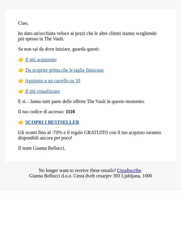 Uno di questi è in un carrello su 10.
