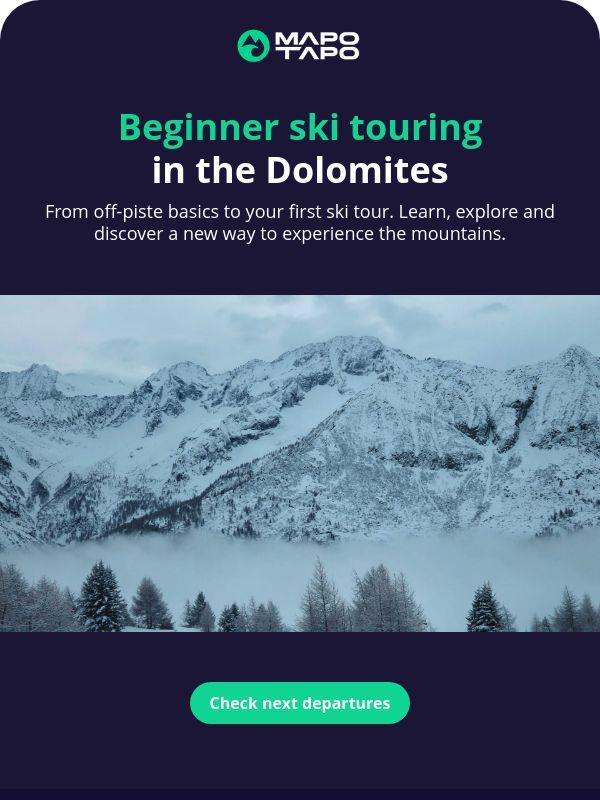 Learn to ski tour in the Adamello Dolomites 🎿