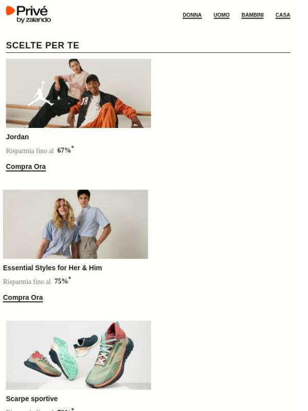 Jordan, Pinko, Essential Styles for Her & Him & tante altre eccezionali offerte