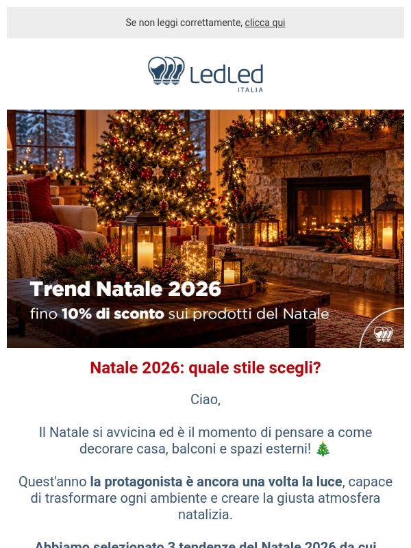 ! 🎄 Natale 2026: scopri le 3 tendenze per decorare con la luce