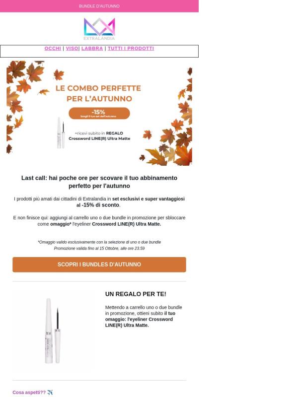 Ultima chance per gli SET Extralandia!🍂