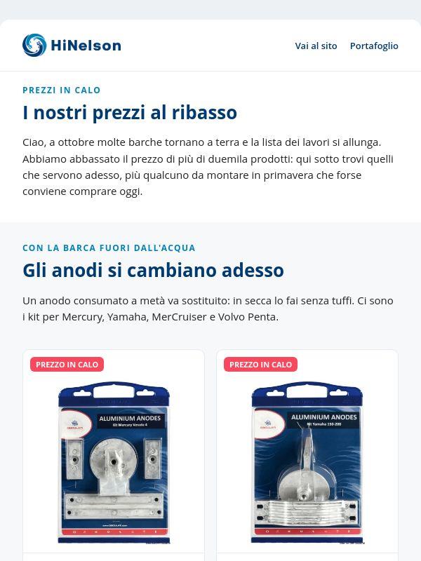 Prezzi in calo su oltre duemila prodotti