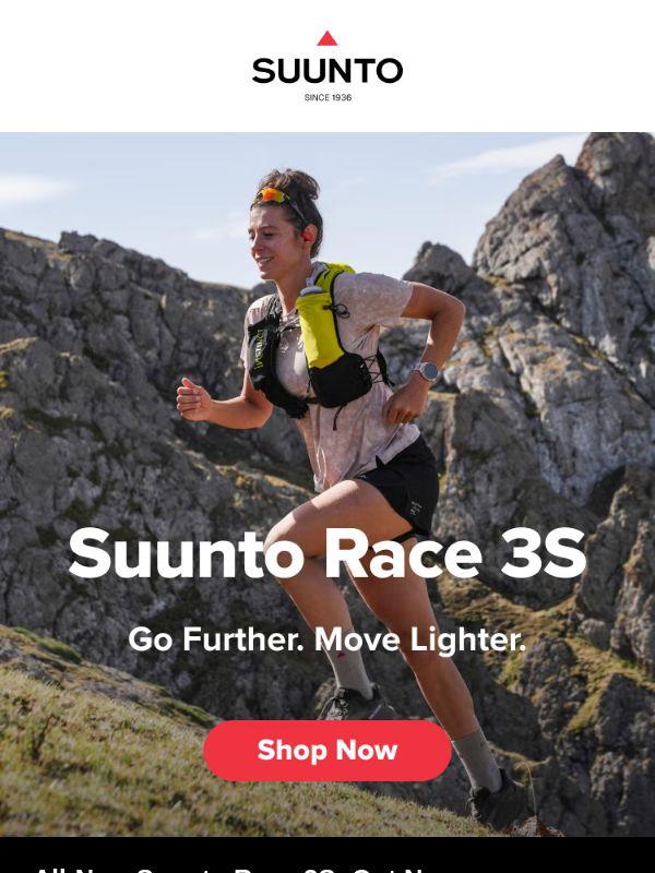 Meet Suunto Race 3S. Go Further, Move Lighter.