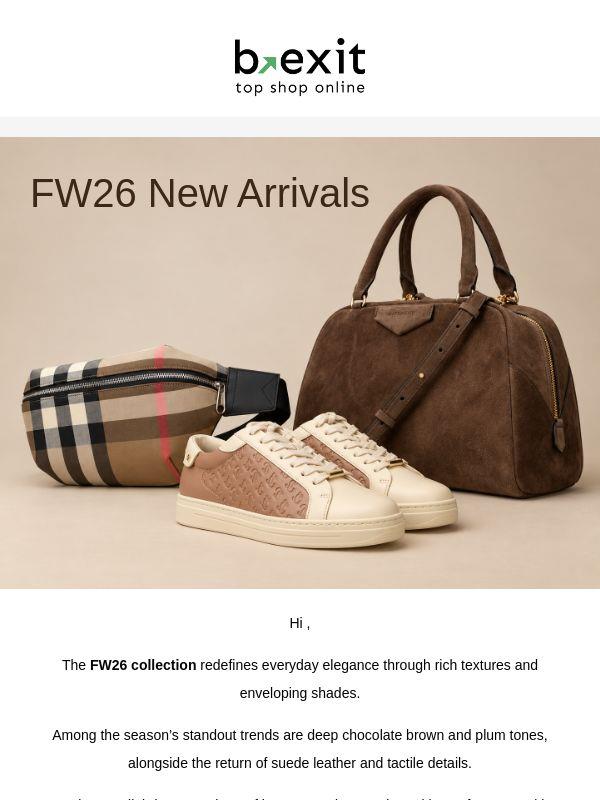 FW26 New Arrivals: The Next Autumn Icons 🍂