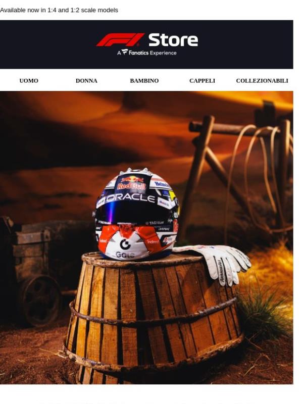 Own a Verstappen Austin GP Helmet
