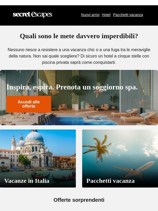 Ecco le offerte da prenotare subito