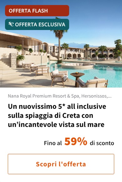 Un nuovissimo 5* all inclusive sulla spiaggia di Creta con un%27incantevole vista sul mare