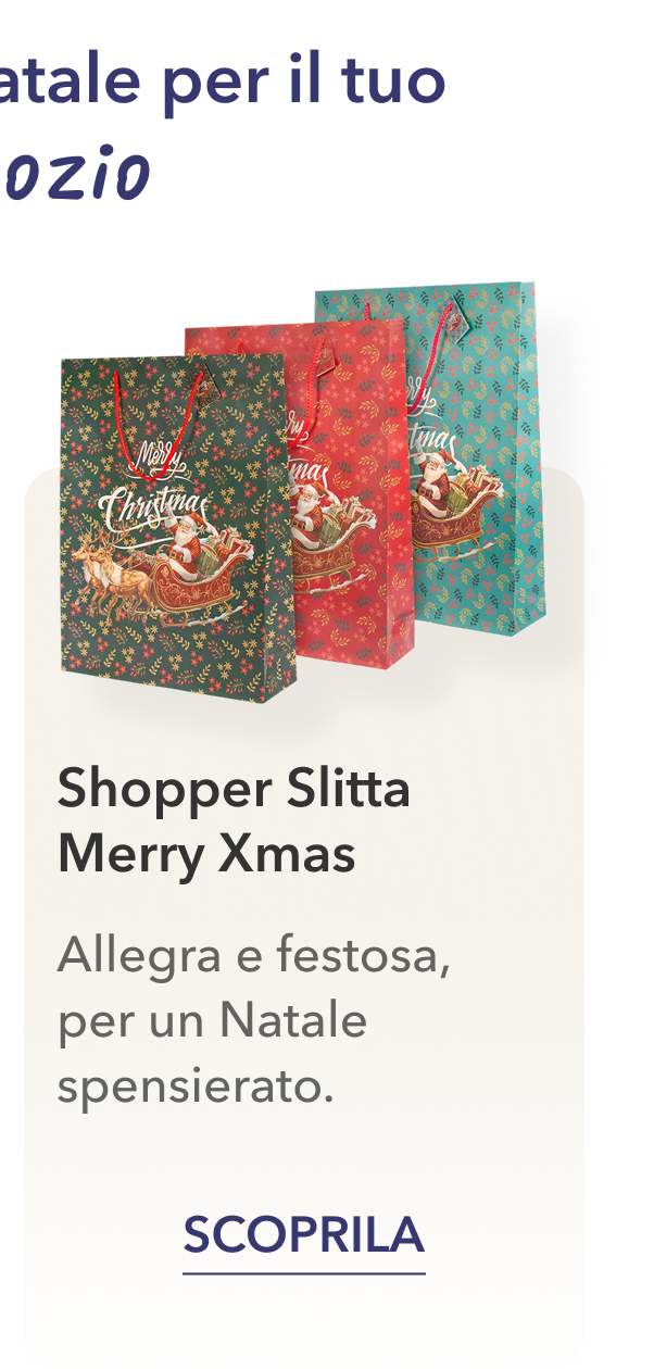 Shopper  slitta Merry Christmas.