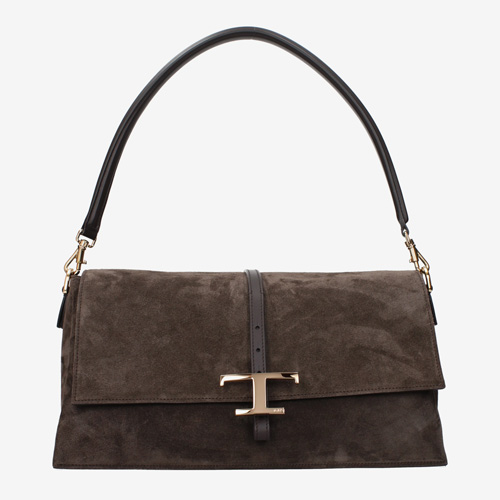 Tod's Borse a Spalla Mosch Donna Camoscio Marrone